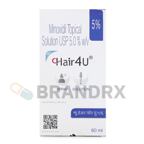 Hair4U Spray and Solution 5% Glenmark Pharmaceuticals Ltd.